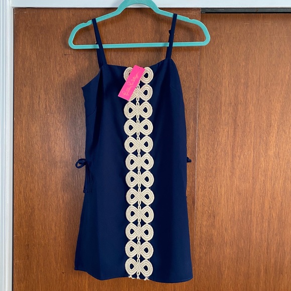 Lilly Pulitzer Navy Romper Size XS